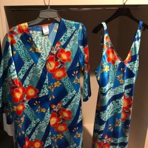 Natori gown and robe